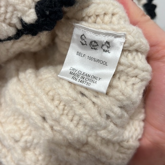 SEA New York | Ferdi Cropped Crochet and Cable-Knit Wool Sweater - Size Medium - Picture 8 of 9